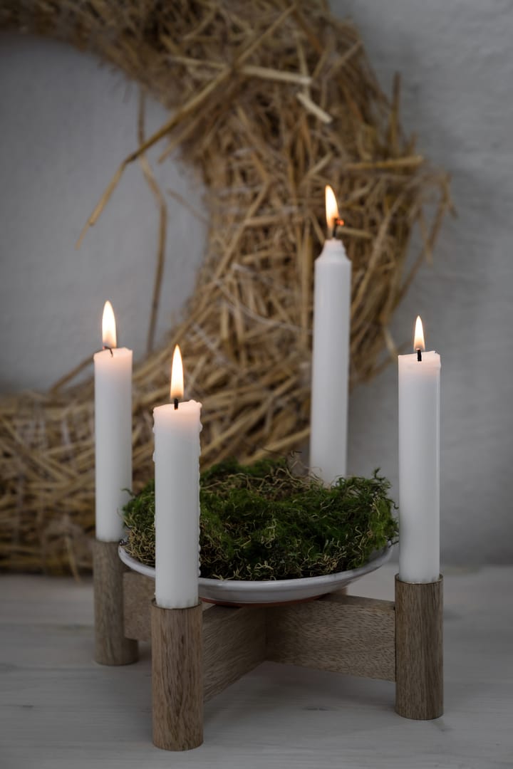 Ernst adventsljusstake Ø22x8 cm, Natur ERNST