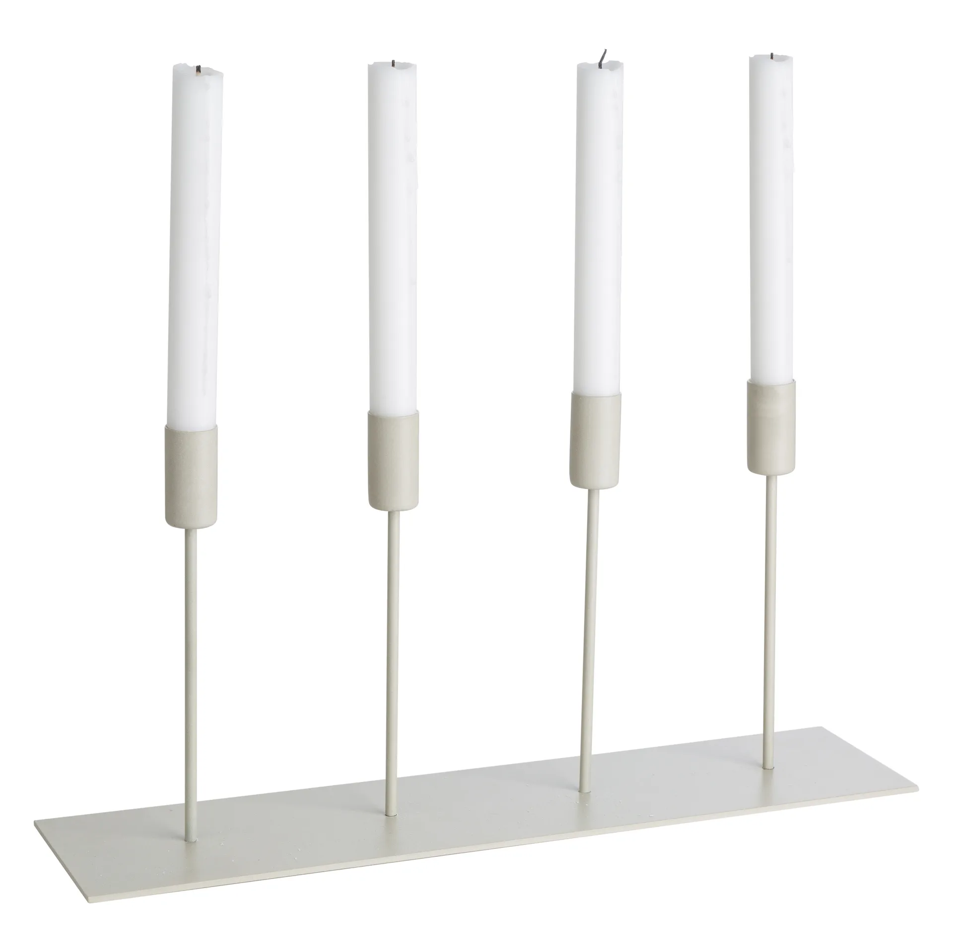 Ernst adventsljusstake metall, Beige ERNST