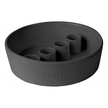 ERNST adventsljusstake stengods - mörkgrå - ERNST