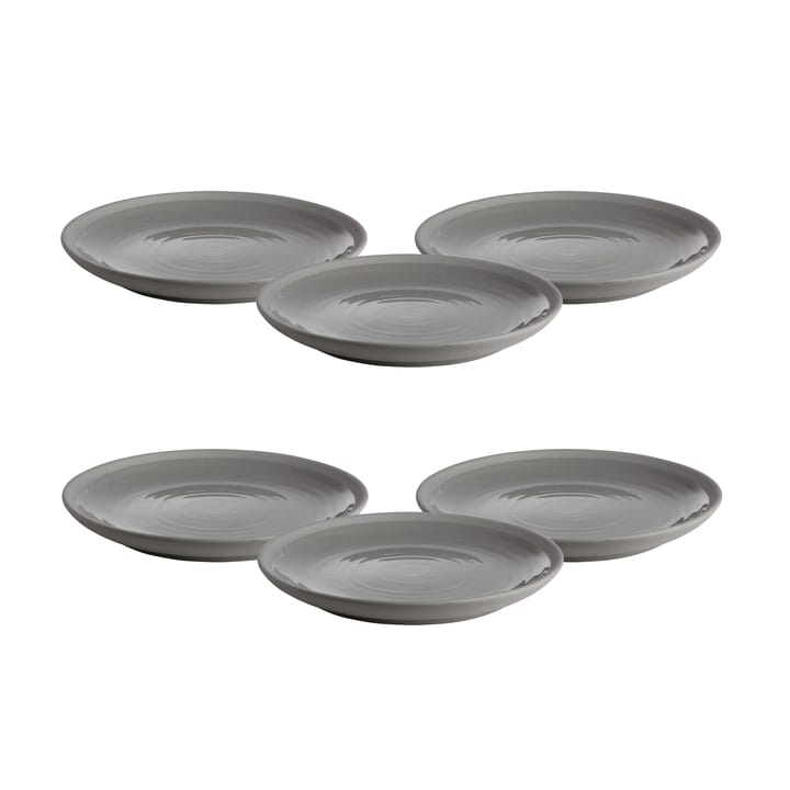 Ernst assiett stengods 21 cm 6-pack, Grå ERNST