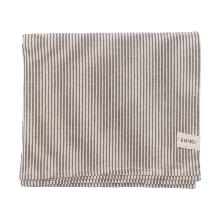 Ernst bordsduk smala ränder 145x300 cm - Grön-beige - ERNST