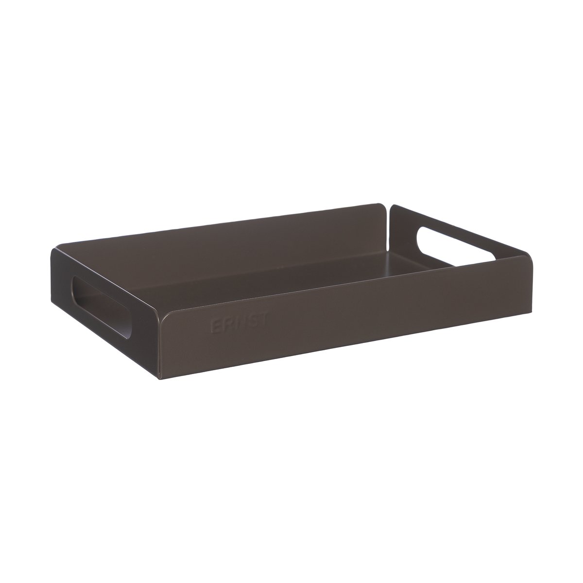 Ernst bricka metall 18x28,5 cm Mullvad | Skandinavisk Design | Brickor | Brun