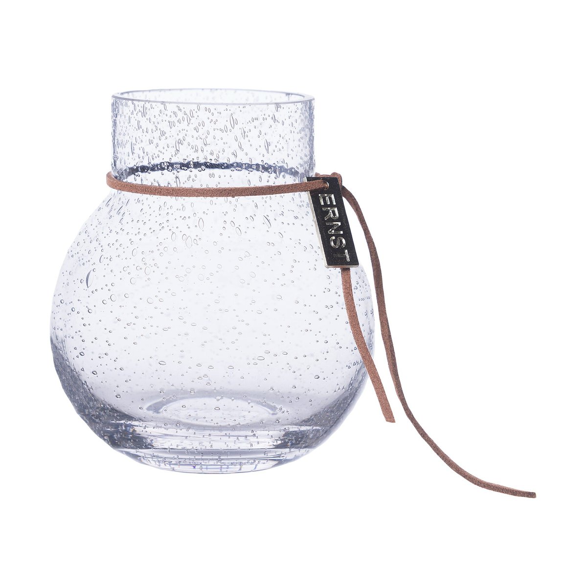 Ernst bubblig vas Ø9 cm Bubblig | Skandinavisk Design | Vaser | Transparent