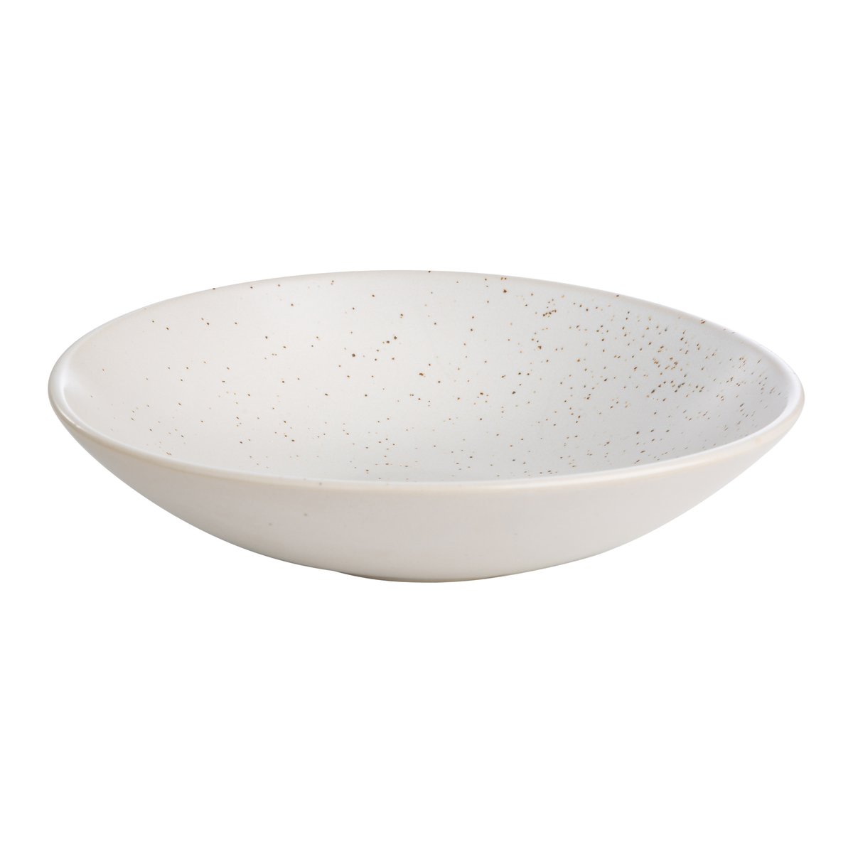 Ernst djup tallrik 22 cm Prickig-vit | Skandinavisk Design | Djupa tallrikar | Vit