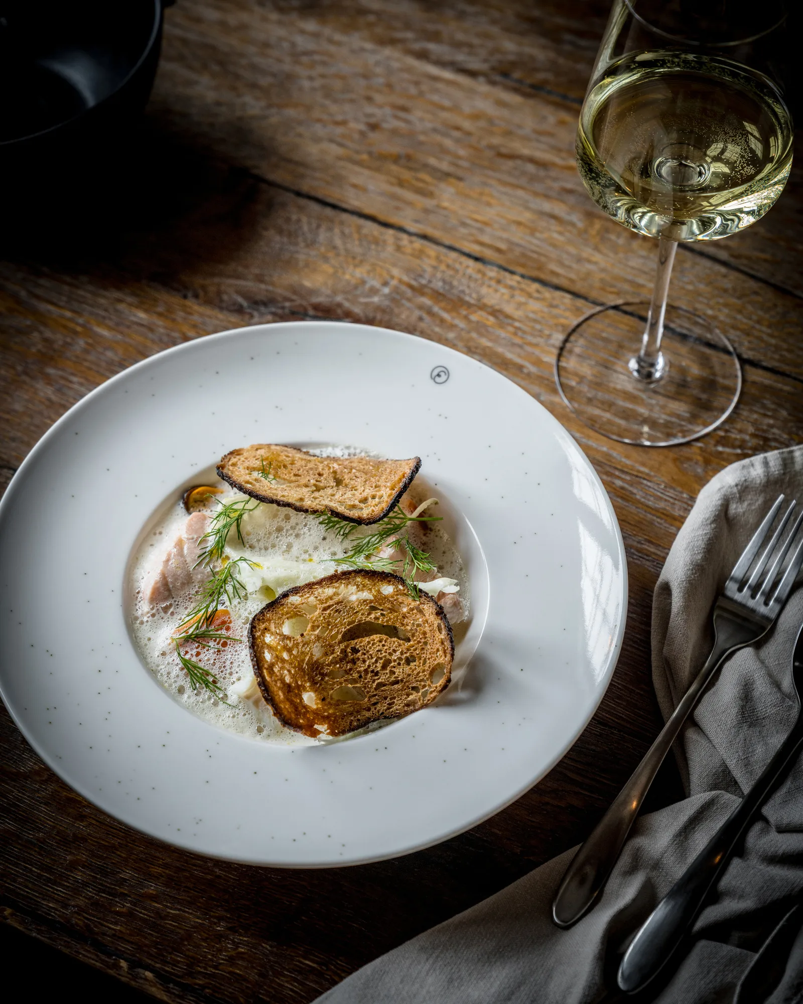 Ernst djup tallrik Ø25 cm, Vanilj ERNST