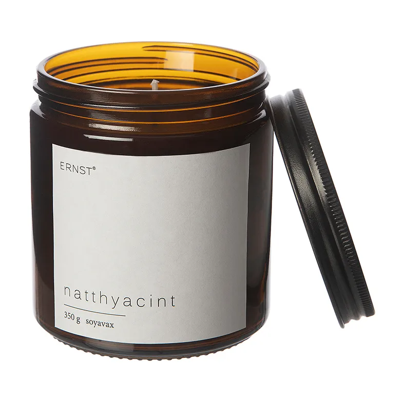 ERNST Ernst doftljus i glas med lock Ø7,2 cm Natthyacint