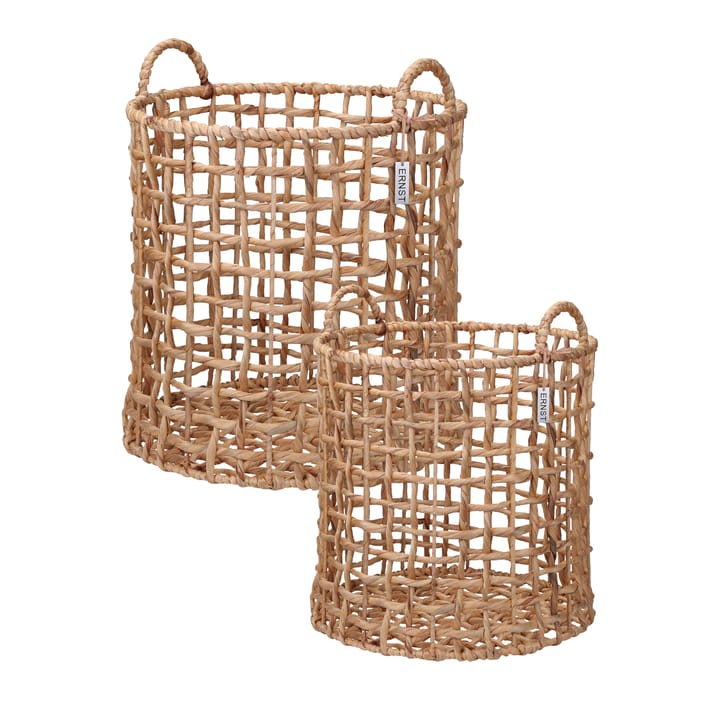 Ernst flätad korg set, natur ERNST