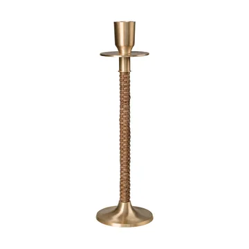 Ernst flätad ljusstake - Mässing, Ø8x25 cm - ERNST