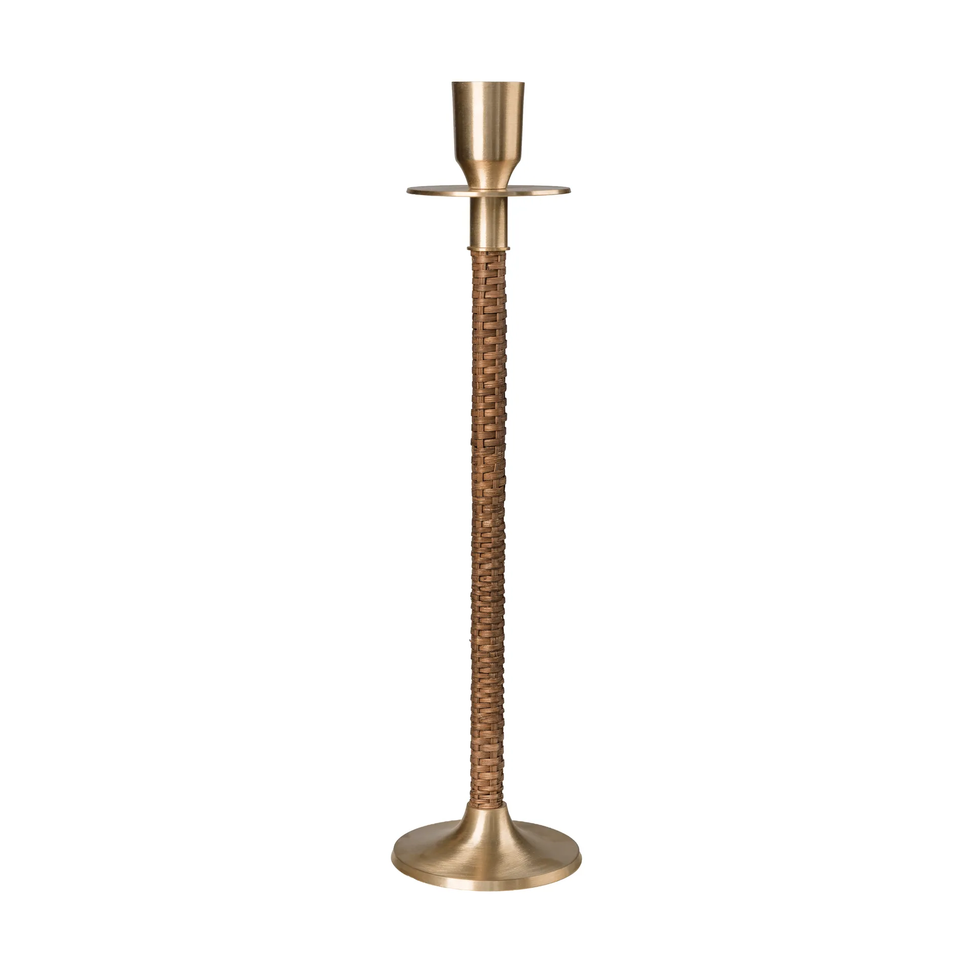 Ernst flätad ljusstake, Mässing, Ø8x30 cm ERNST