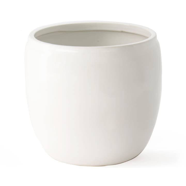 Ernst glaserad kruka Ø19,5 cm, Vit ERNST