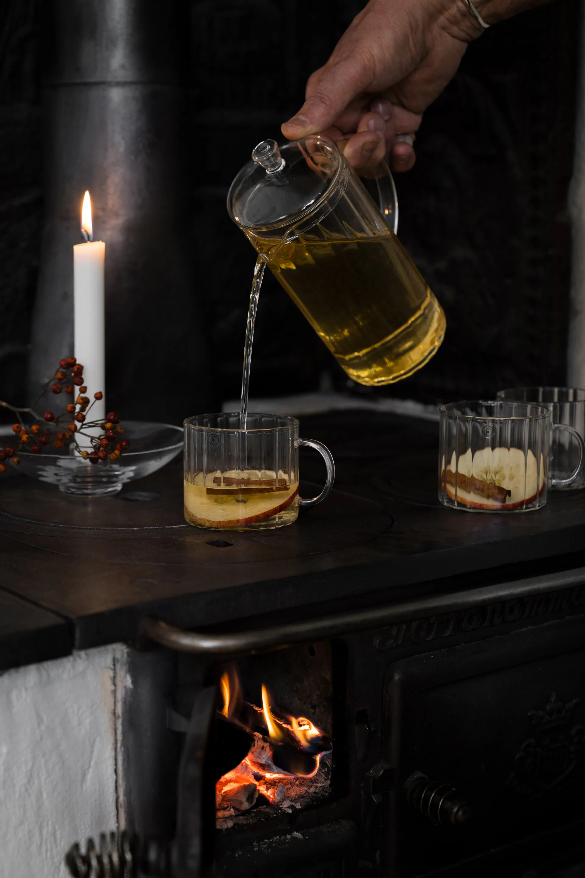 Ernst glasmugg räfflad Ø8 cm, Klar ERNST