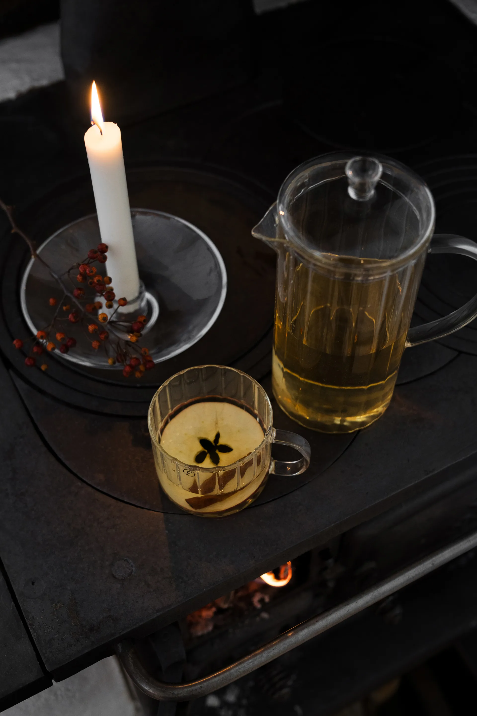 Ernst glasmugg räfflad Ø8 cm, Klar ERNST