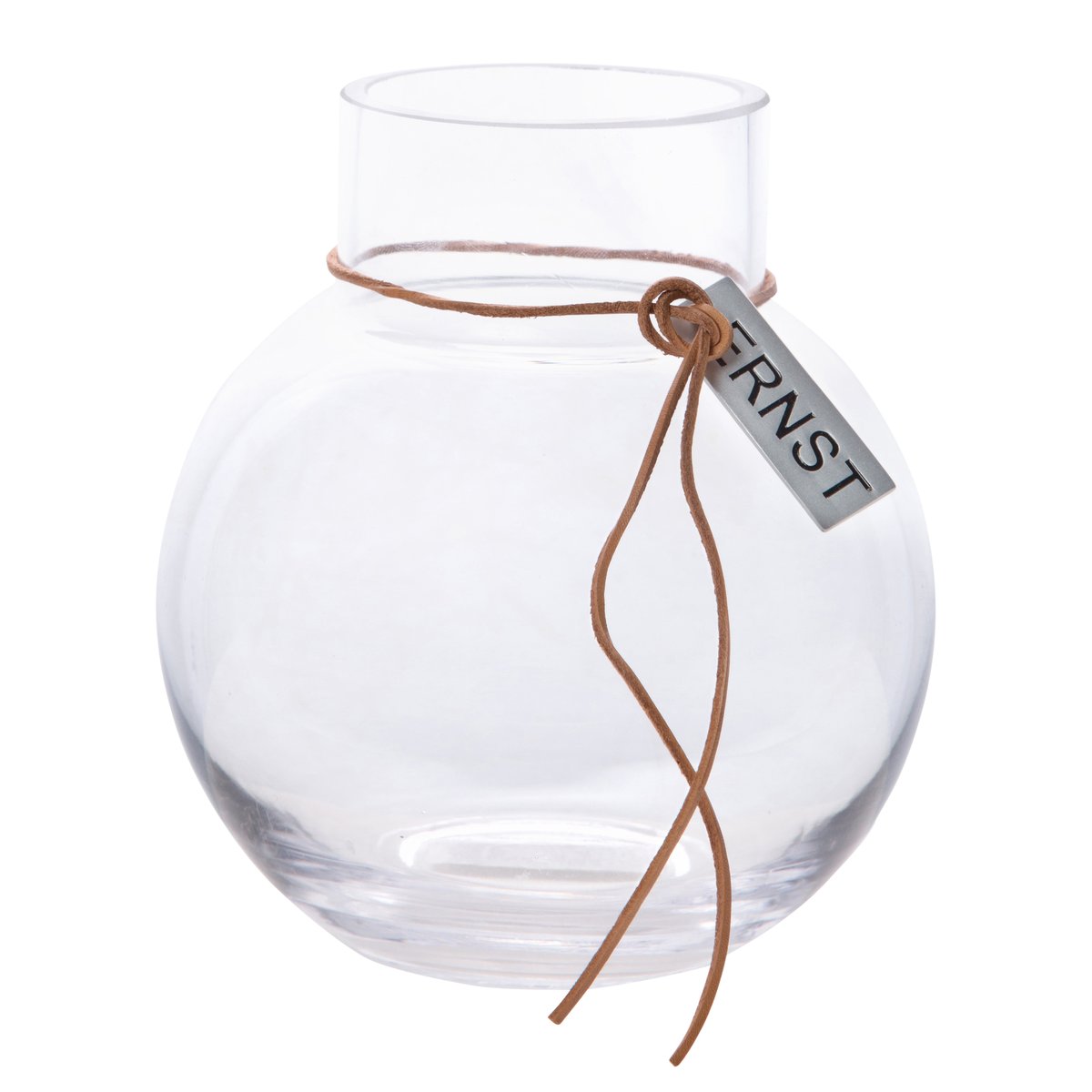 Ernst glasvas H14 cm Ø 13cm klar | Skandinavisk Design | Vaser | Transparent