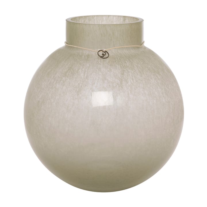 Ernst glasvas rund grön, H22 cm Ø21 cm ERNST