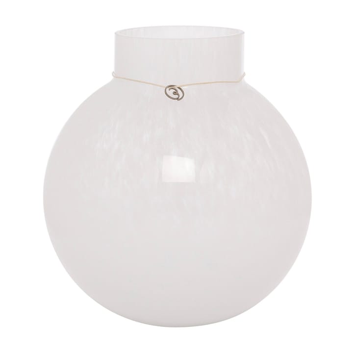 Ernst glasvas rund vit - H22 cm Ø21 cm - ERNST