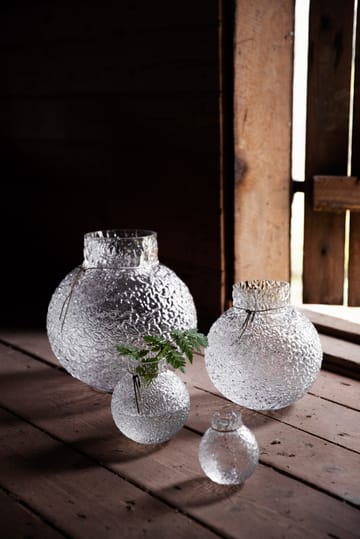 Ernst glasvas struktur klar - Ø13 cm - ERNST