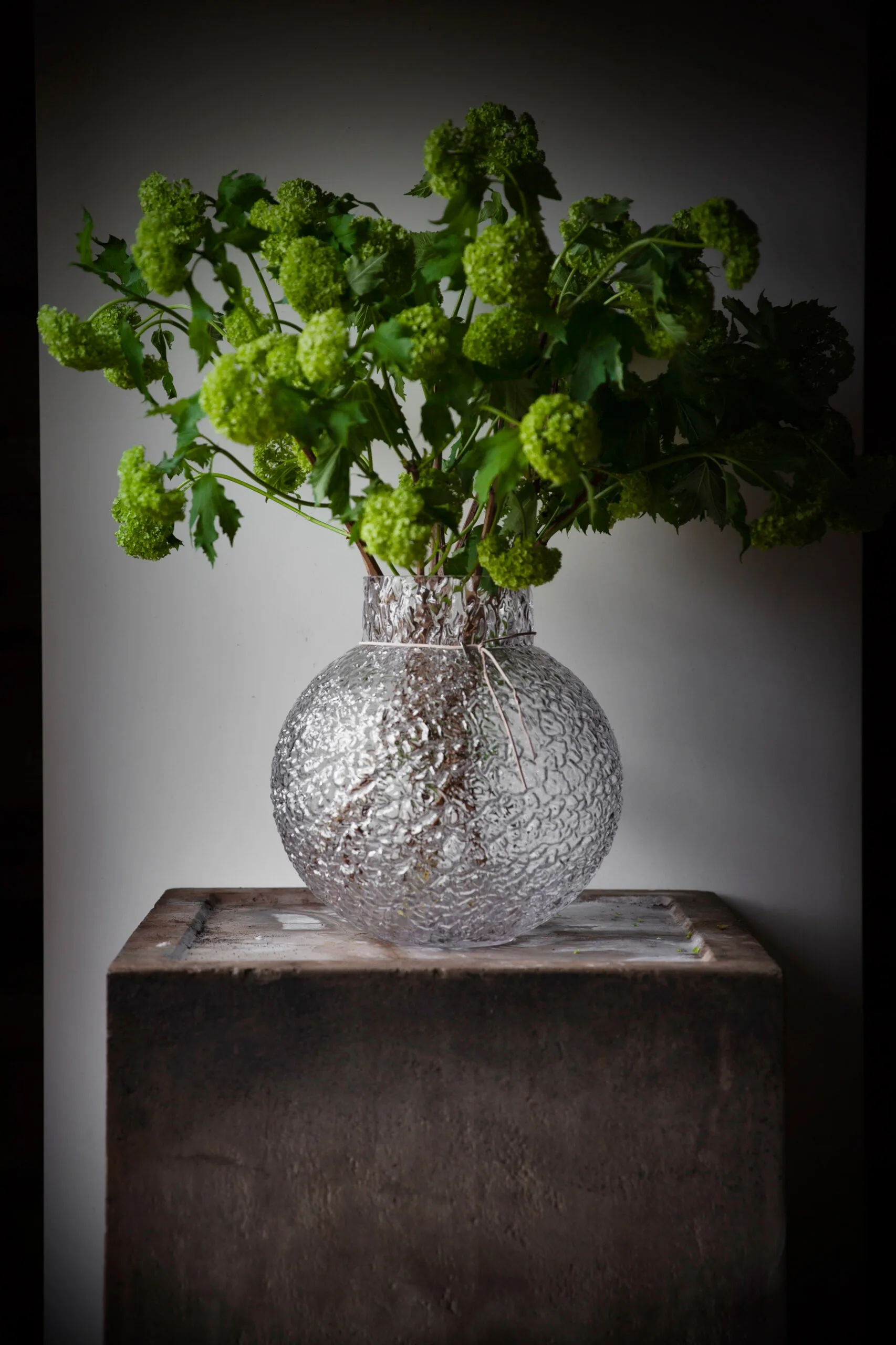 Ernst glasvas struktur klar, Ø29 cm ERNST