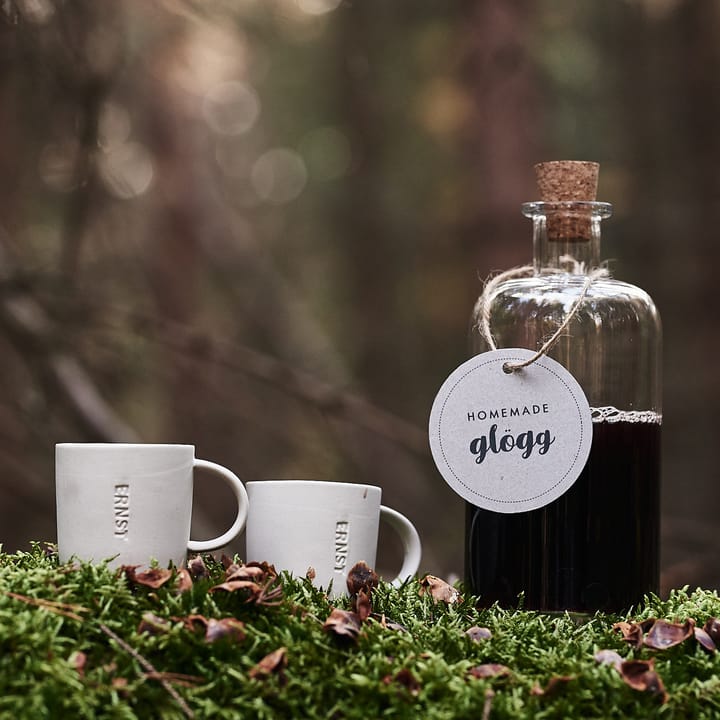 Ernst glöggmugg stengods 10 cl, Naturvit ERNST
