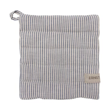 Ernst grytlapp randig 23x25 cm - Blå-beige - ERNST