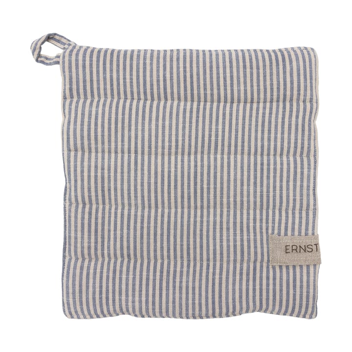 Ernst grytlapp randig 23x25 cm - Blå-beige - ERNST