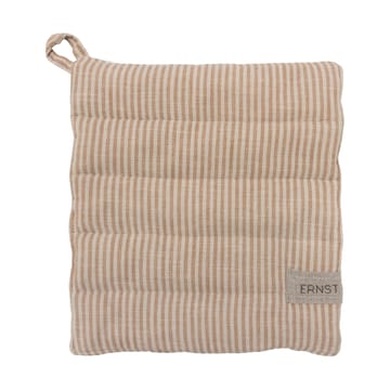 Ernst grytlapp randig 23x25 cm - kola-beige - ERNST
