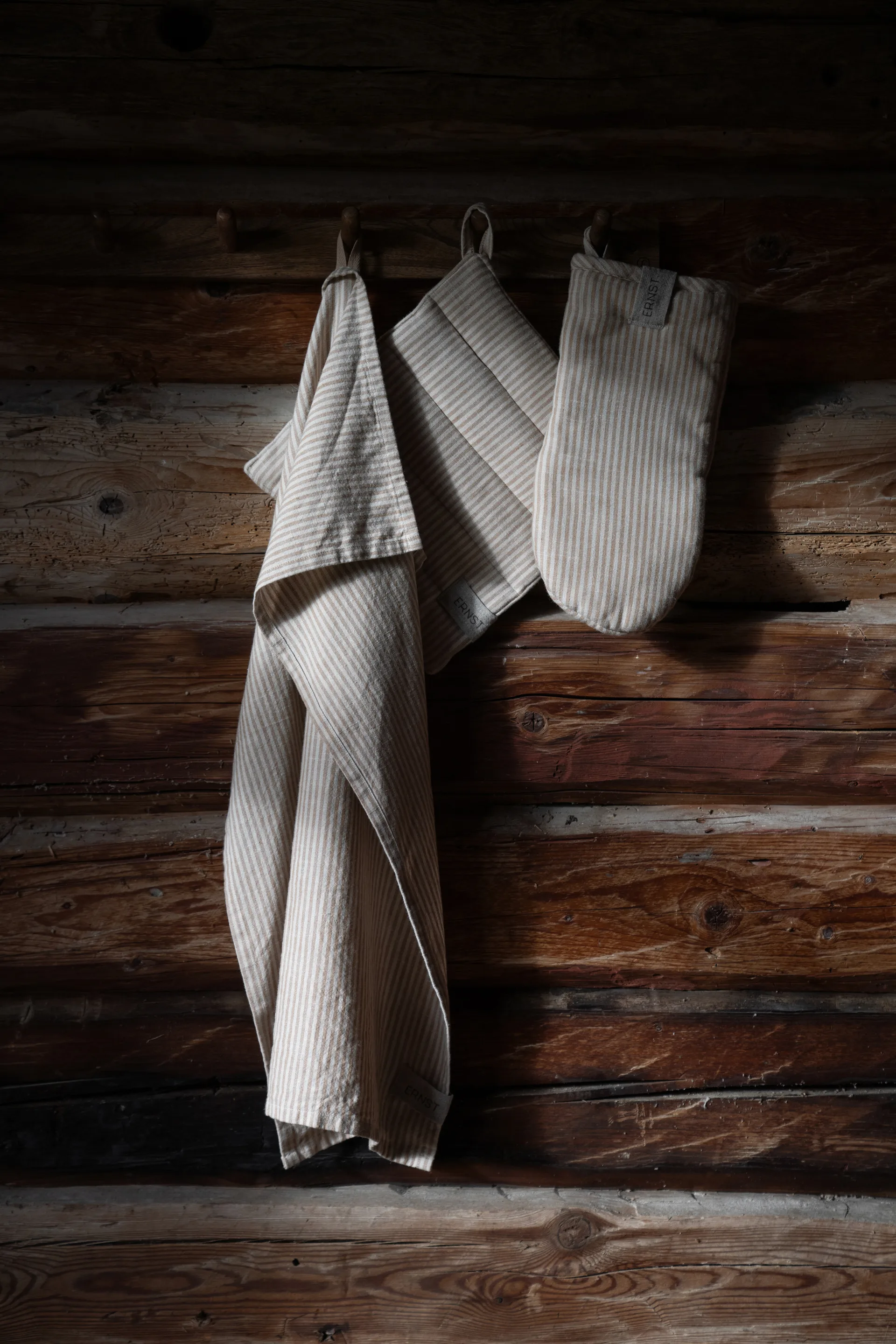 Ernst grytvante randig, Kola-beige ERNST