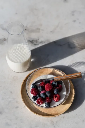 Ernst karaff räfflat glas - Klar, Ø8x19 cm - ERNST