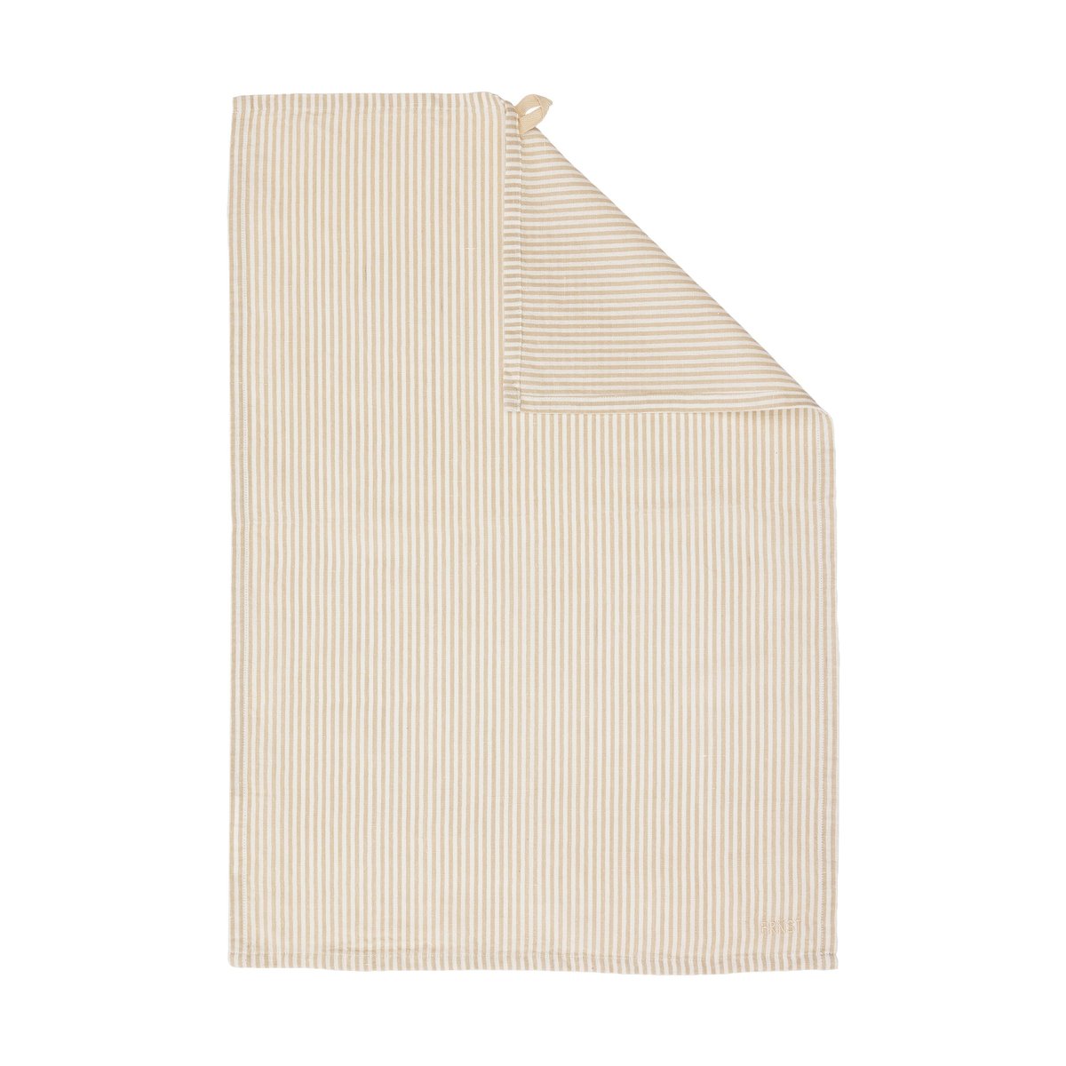 Ernst kökshandduk smalrandig 47x70 cm Beige-vit | Skandinavisk Design | Kökshanddukar | Beige