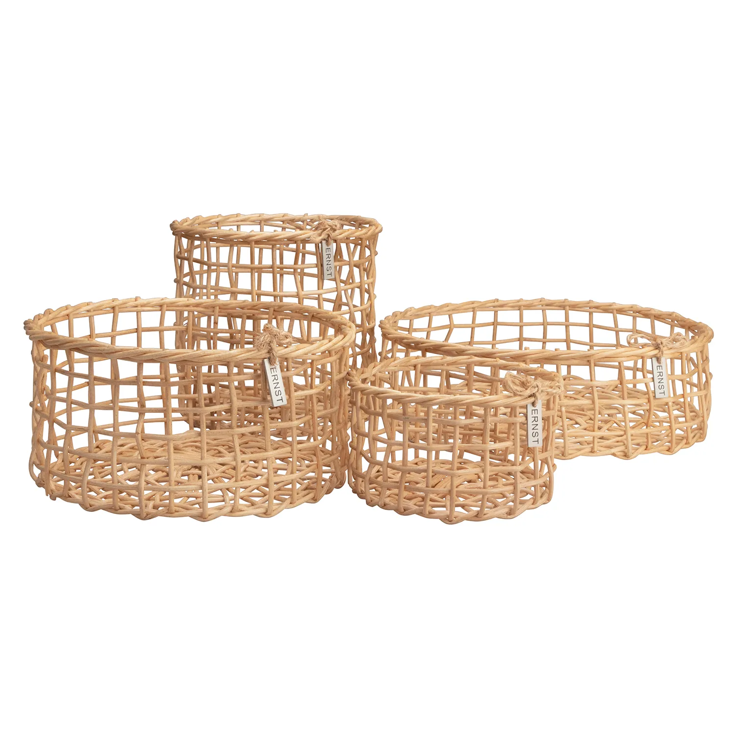 Ernst korg bambu 4-pack, Natur ERNST