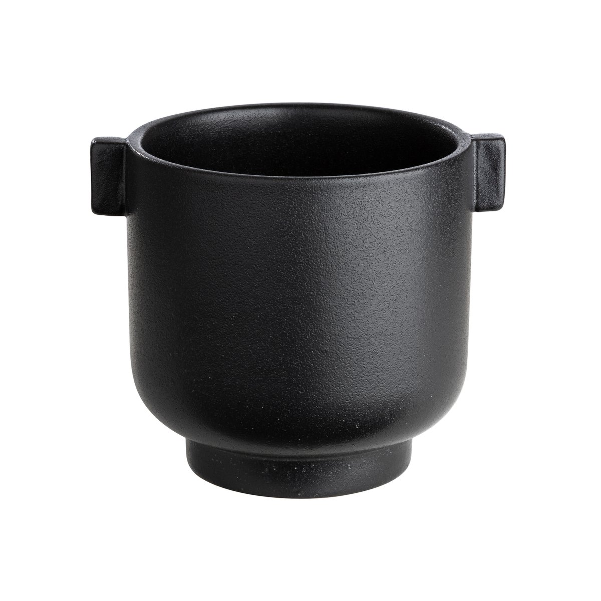 Ernst kruka med öra h14 cm Ø14 cm | Skandinavisk Design | Krukor | Svart