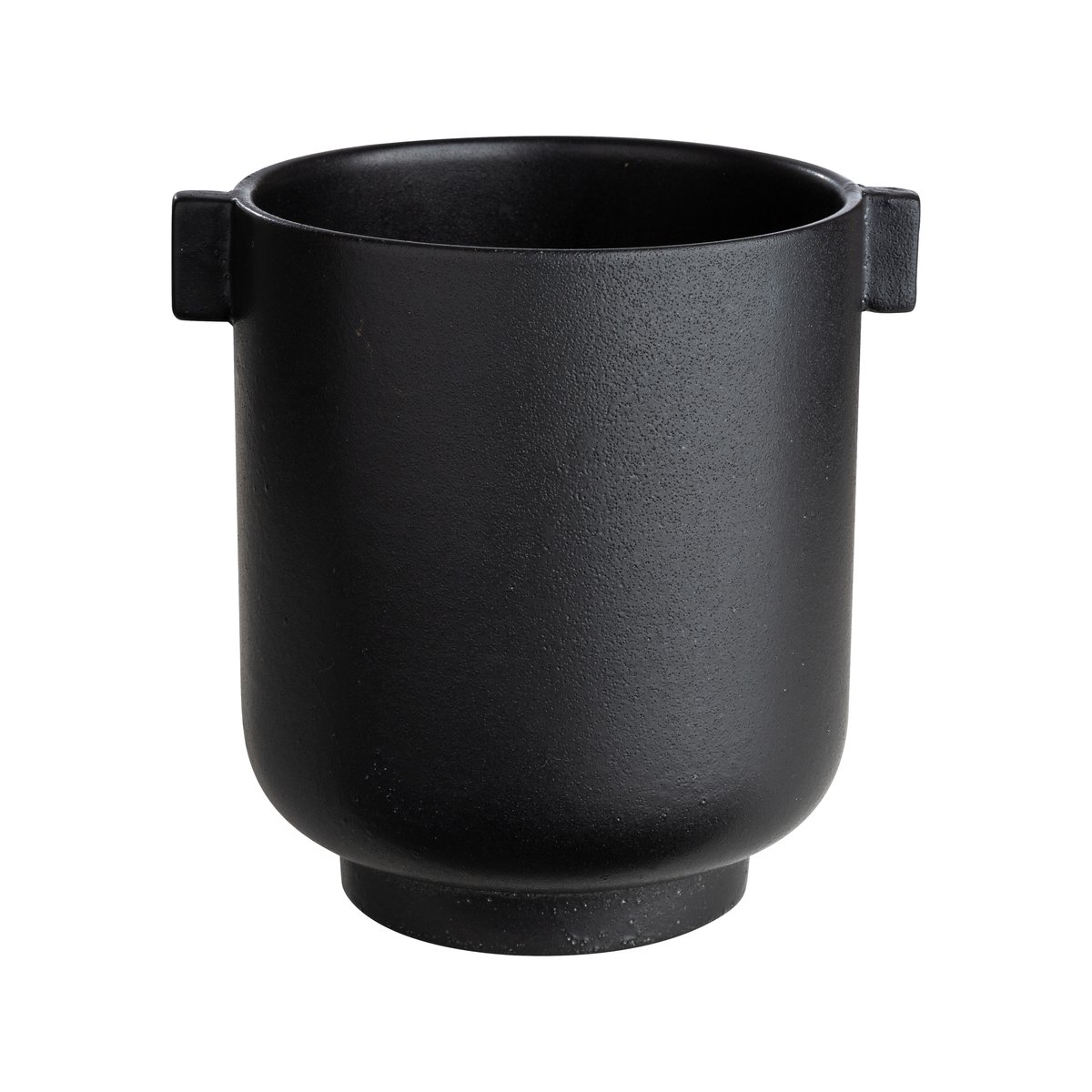 Ernst kruka med öra h18 cm Ø15 cm | Skandinavisk Design | Krukor | Svart