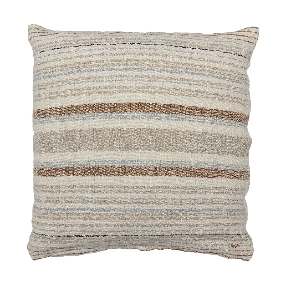 Ernst kuddfodral halvlinne 50x50 cm Multi-ljusblå | Skandinavisk Design | Kuddfodral | Multi