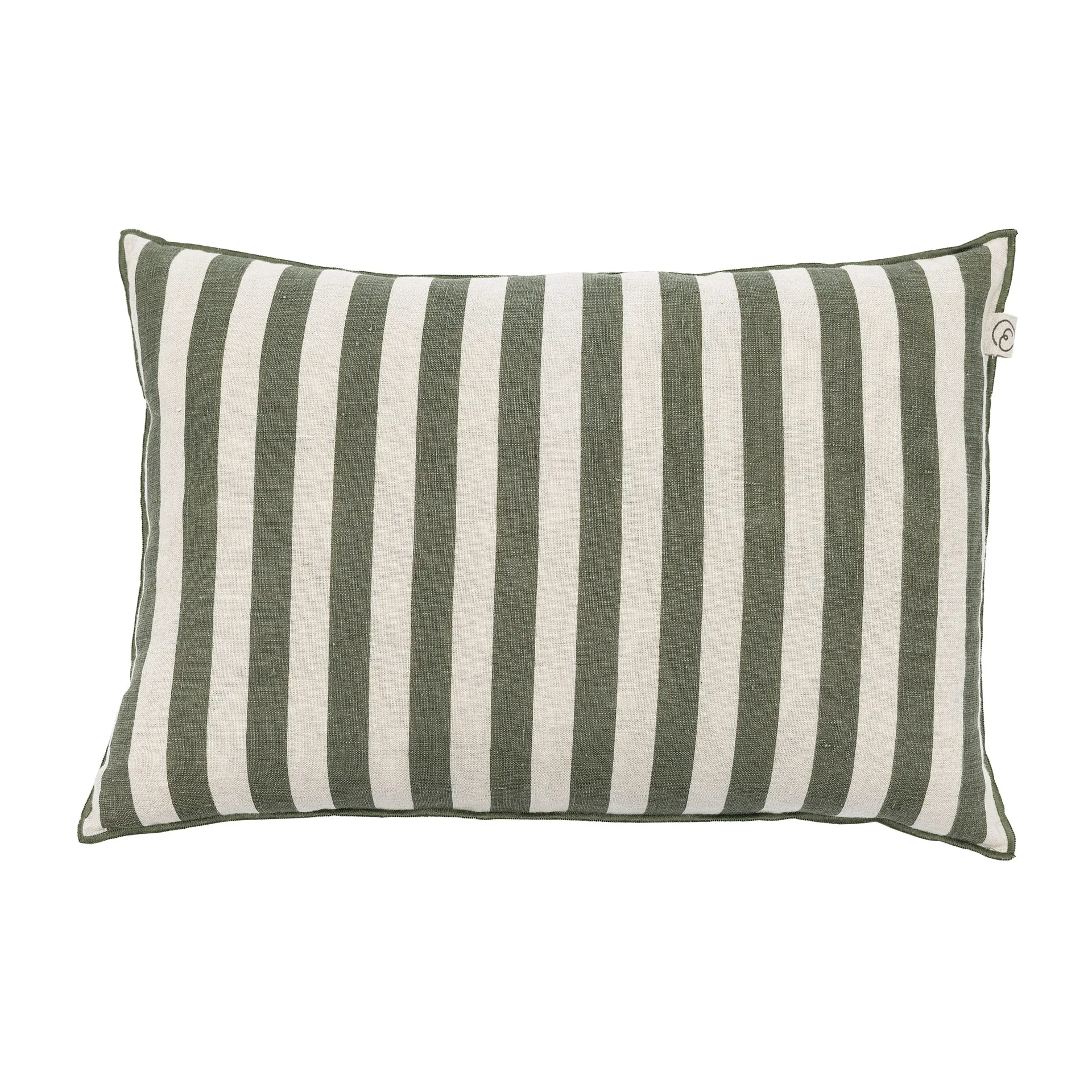 Ernst kuddfodral randigt 40x60 cm, Grön-beige ERNST