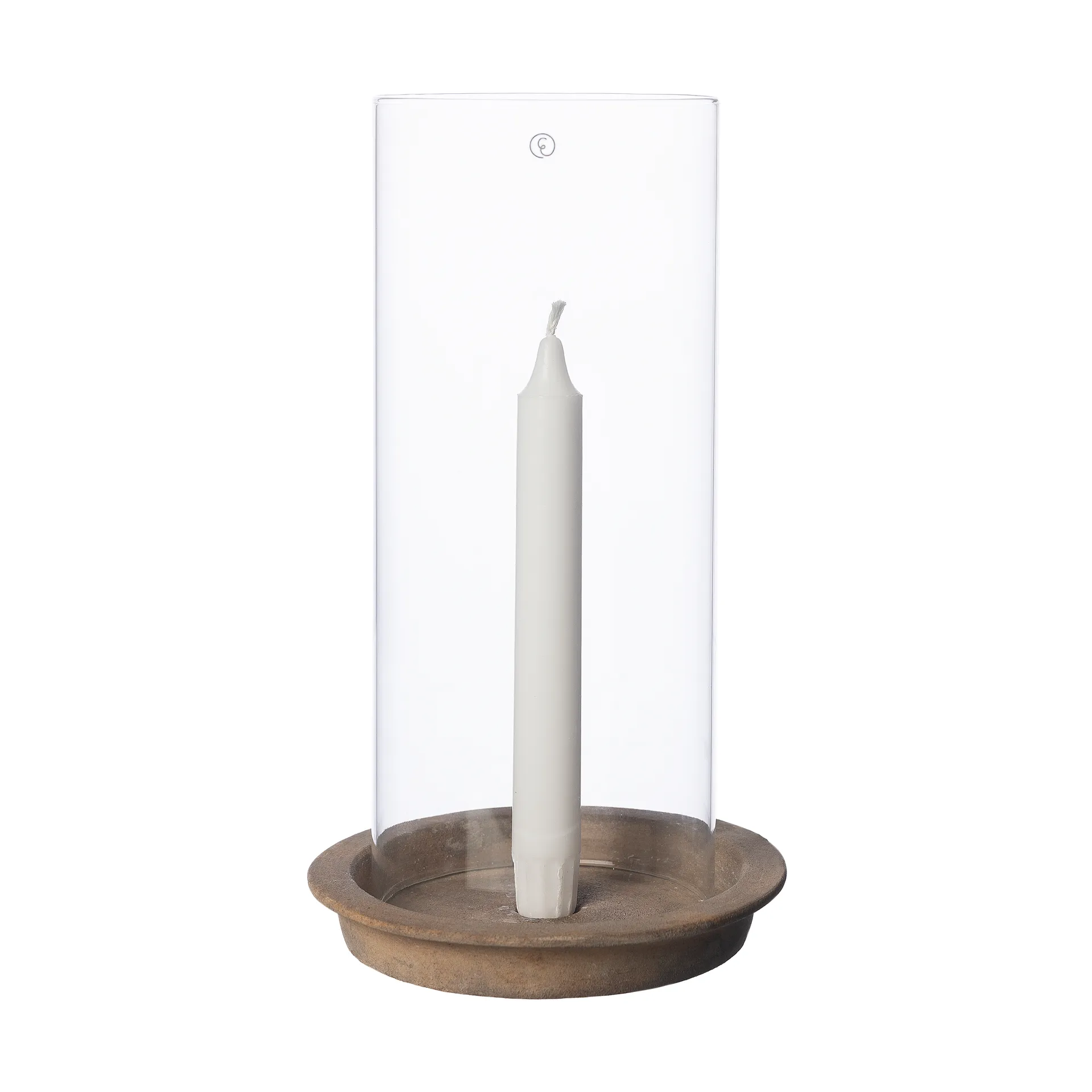 Ernst ljusfat-ljuslykta inkl glascylinder 30 cm, Terracotta ERNST