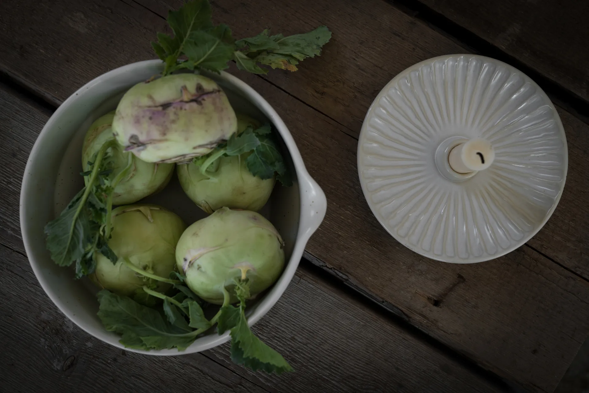 Ernst ljusfat-ljusstake, Naturvit ERNST