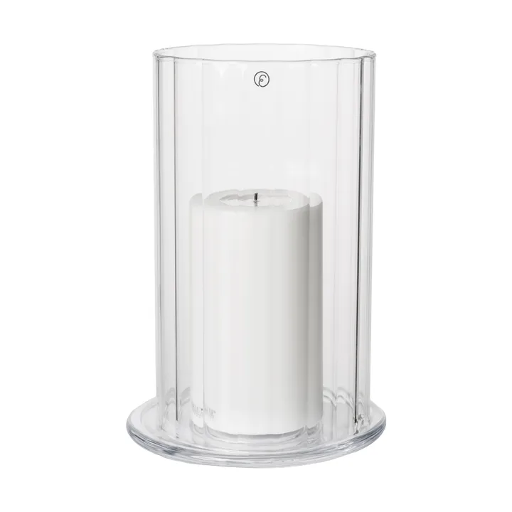 Ernst ljuslykta för blockljus - Glas, Ø15x21 cm - ERNST