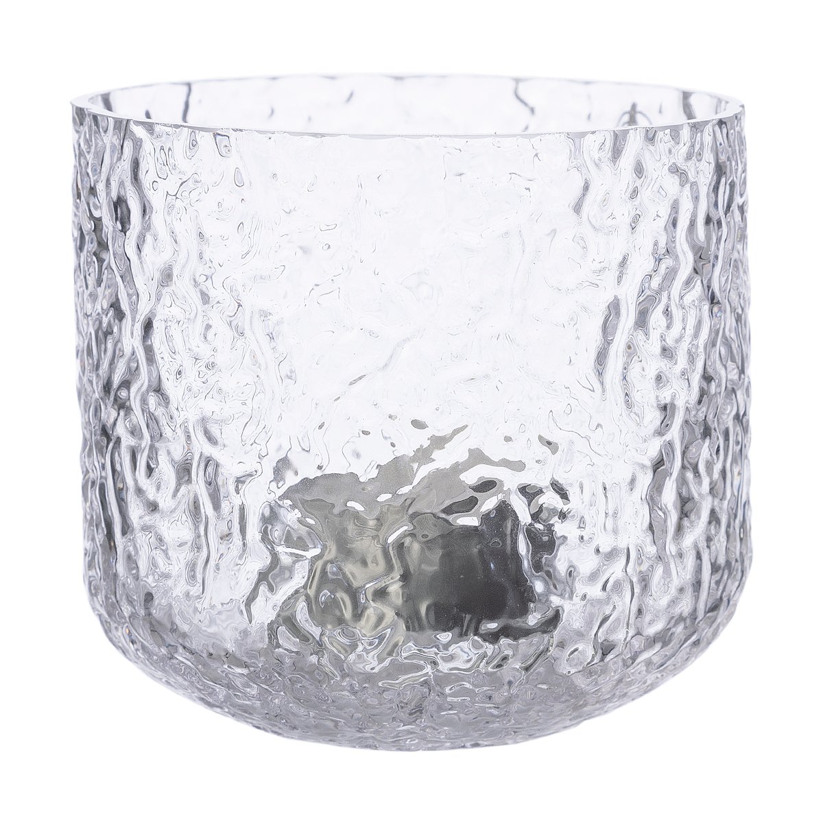 Ernst ljuslykta mönstrad Ø10x9 cm | Skandinavisk Design | Ljuslyktor & Ljusfat | Transparent