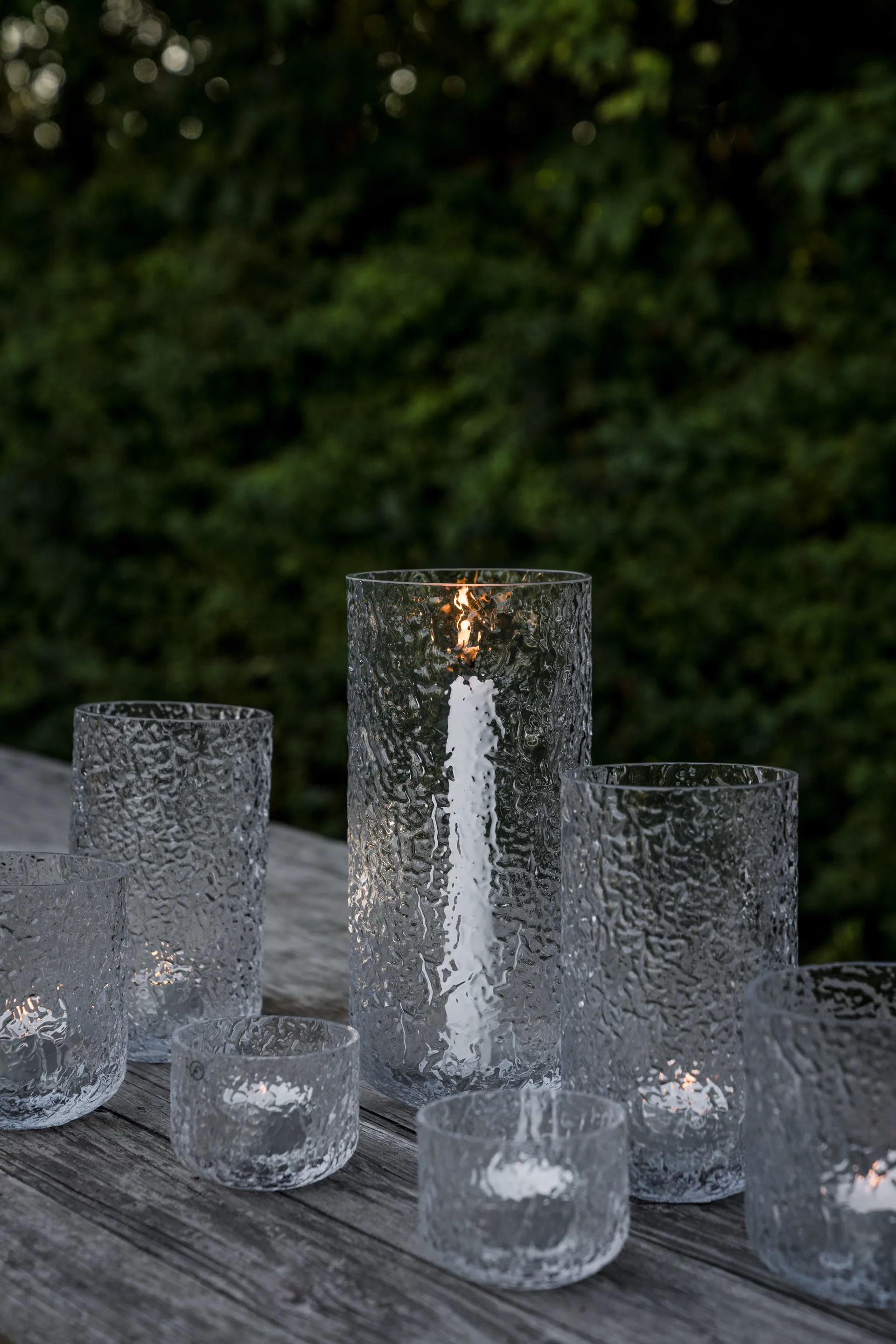 Ernst ljuslykta mönstrad, Ø8x6 cm ERNST