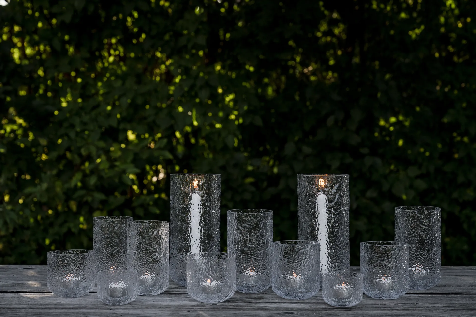 Ernst ljuslykta mönstrad, Ø9x15 cm ERNST