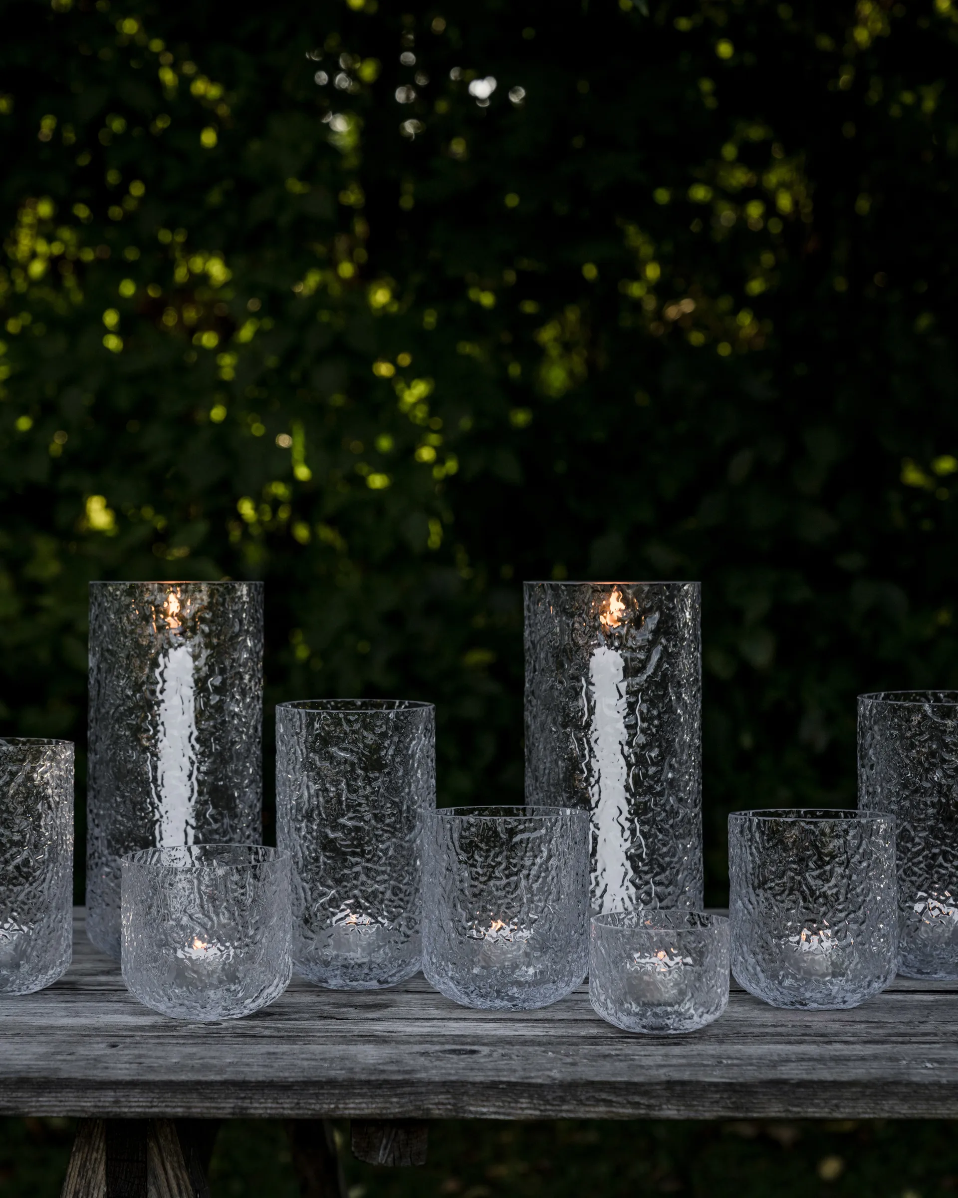 Ernst ljuslykta mönstrad, Ø9x15 cm ERNST