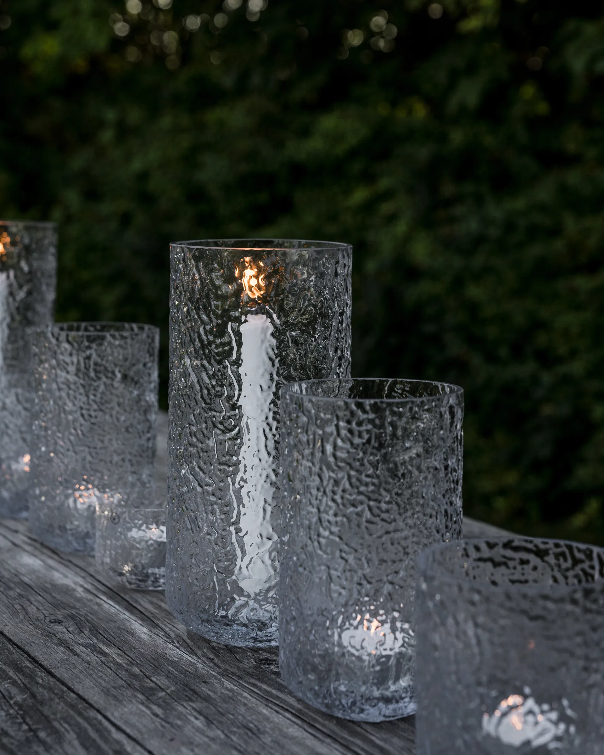 Ernst ljuslykta mönstrad, Ø9x15 cm ERNST