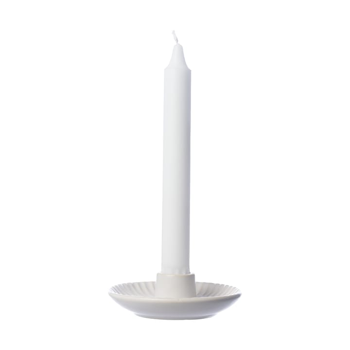 Ernst ljusstake Ø10,5x3,5 cm - Vit - ERNST