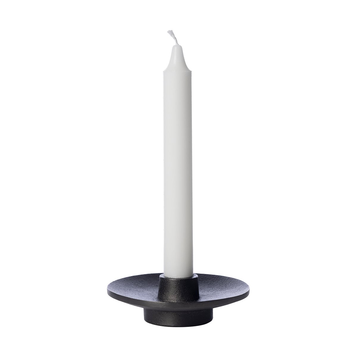 Ernst ljusstake aluminium Ø12 cm Svart | Skandinavisk Design | Ljusstakar | Svart