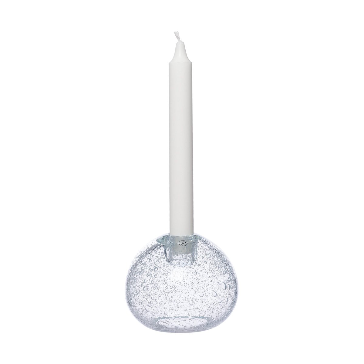 Ernst ljusstake glas Ø11 cm Bubblor | Skandinavisk Design | Ljusstakar | Transparent