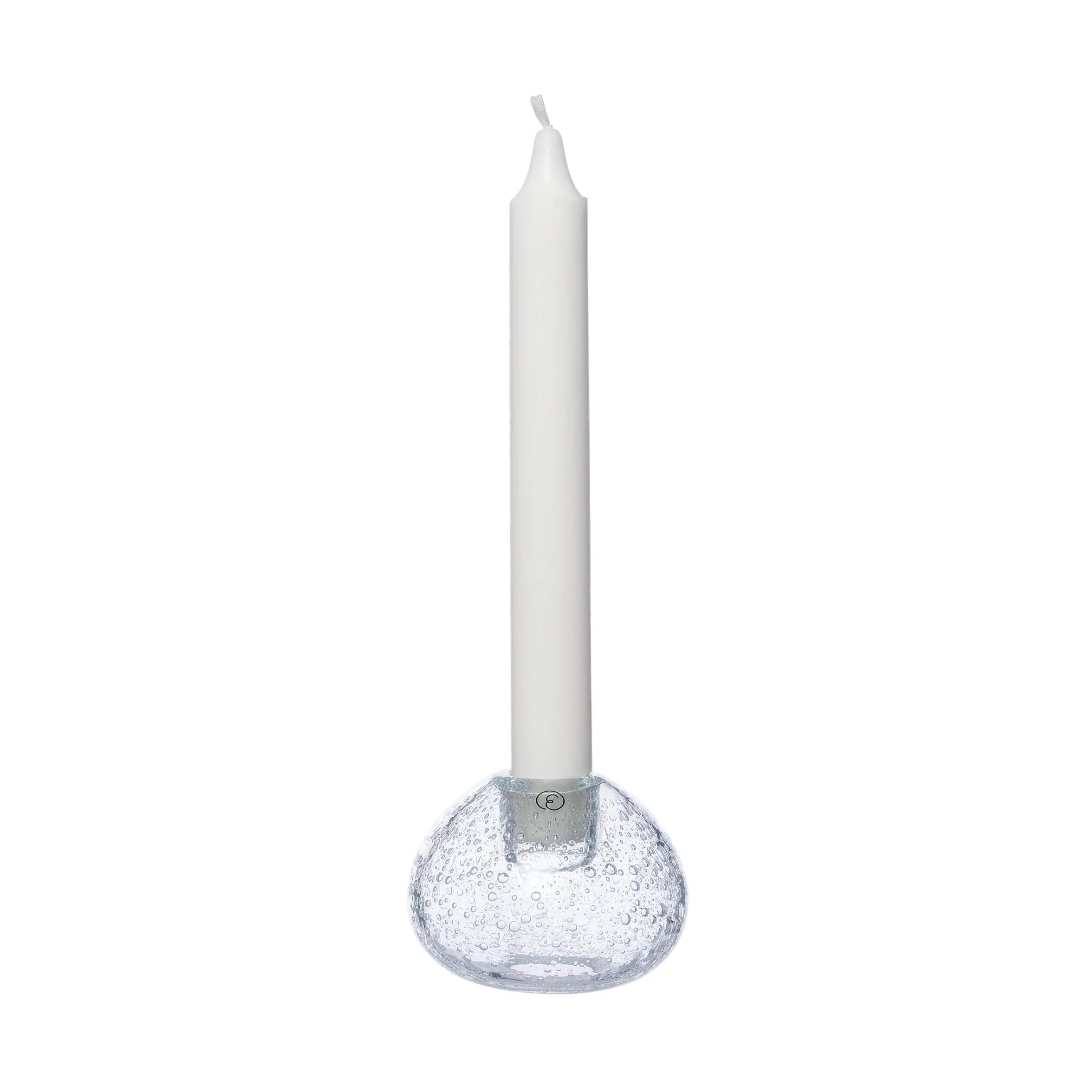 Ernst ljusstake glas Ø7,5 cm, Bubblor