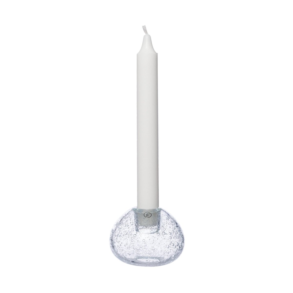 Ernst ljusstake glas Ø7,5 cm Bubblor | Skandinavisk Design | Ljusstakar | Transparent