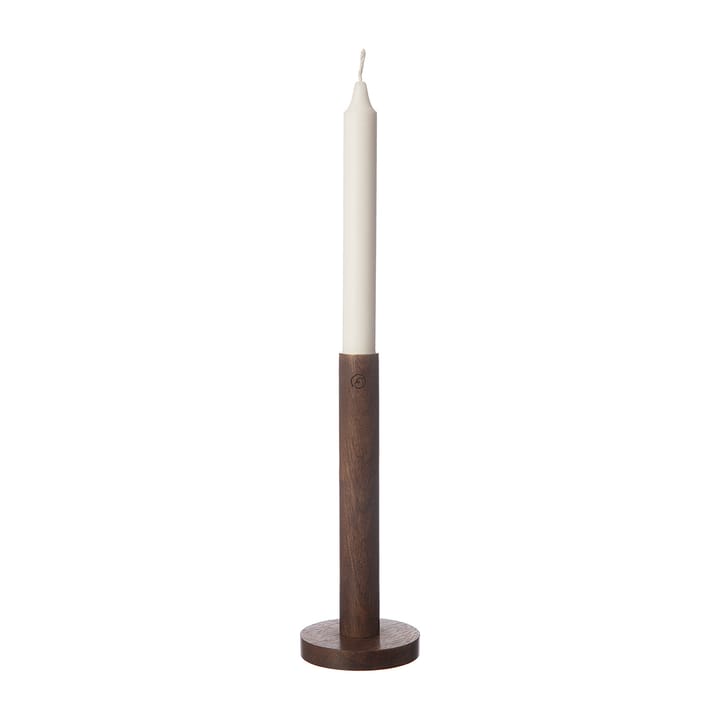Ernst ljusstake i trä 20 cm, Mörkbrun ERNST
