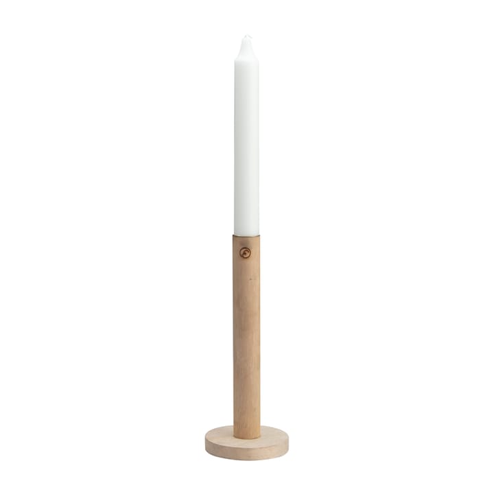 Ernst ljusstake i trä 20 cm, Natur ERNST