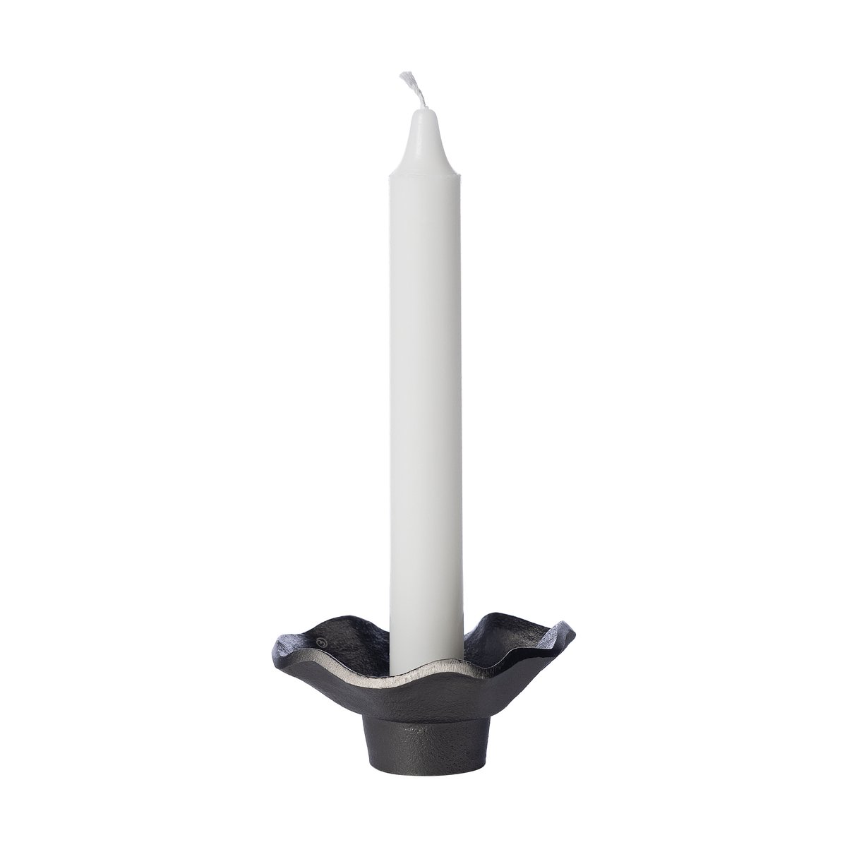 Ernst ljusstake svart aluminium Ø9 cm | Skandinavisk Design | Ljusstakar | Svart