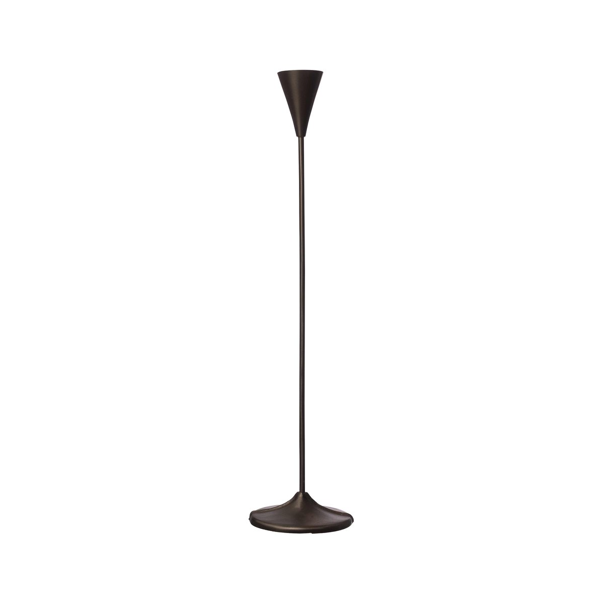Ernst ljusstake svärtad krom 35 cm | Skandinavisk Design | Ljusstakar | Svart
